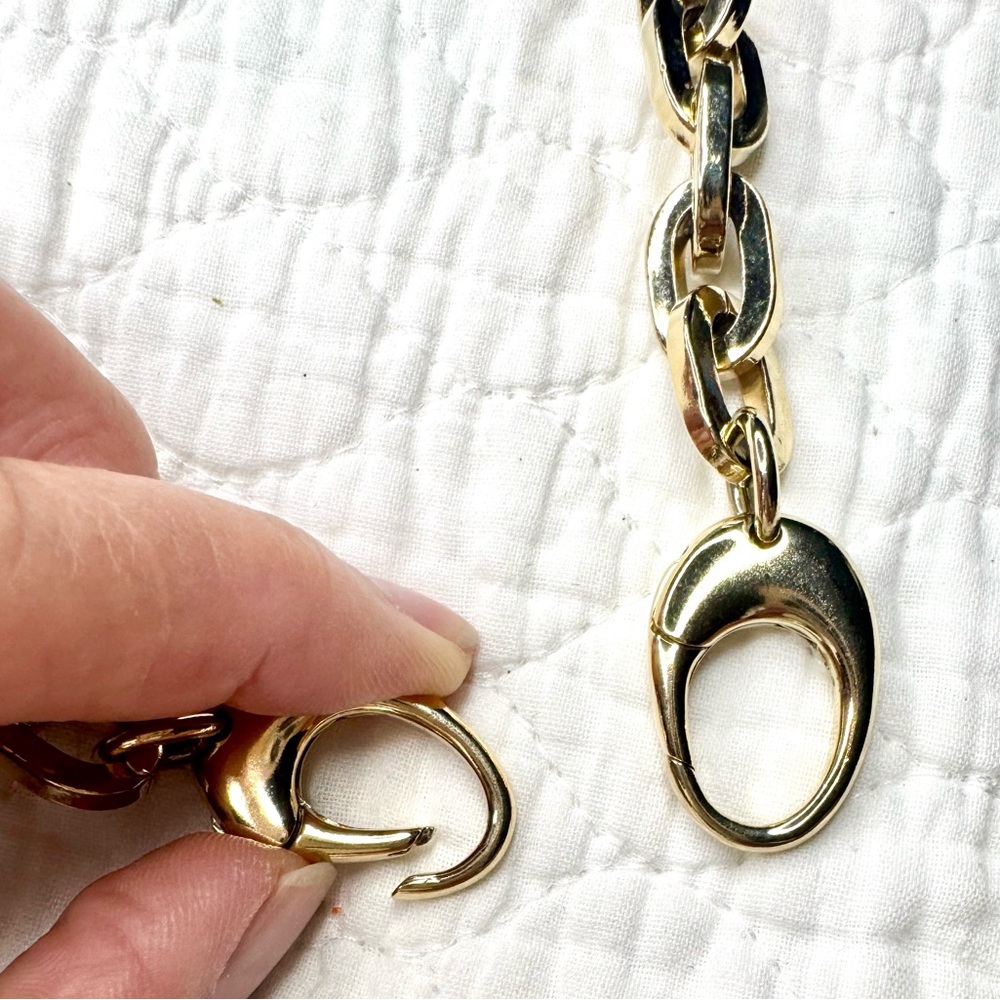 Quality Gold Purse Replacement Chain Handbag Strap Chunky Heavy - Picture 6 of 9